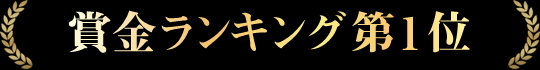 賞金ランキング第1位