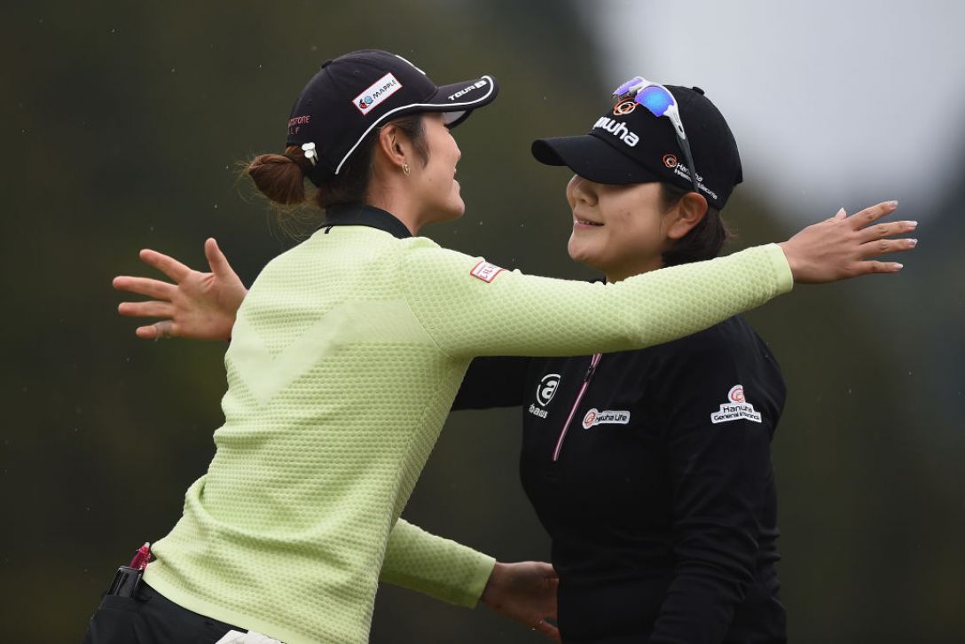 ヤマハレディースオープン葛城　3日目　イミニョン　渡邉彩香　＜Photo：Matt Roberts/Getty Images＞