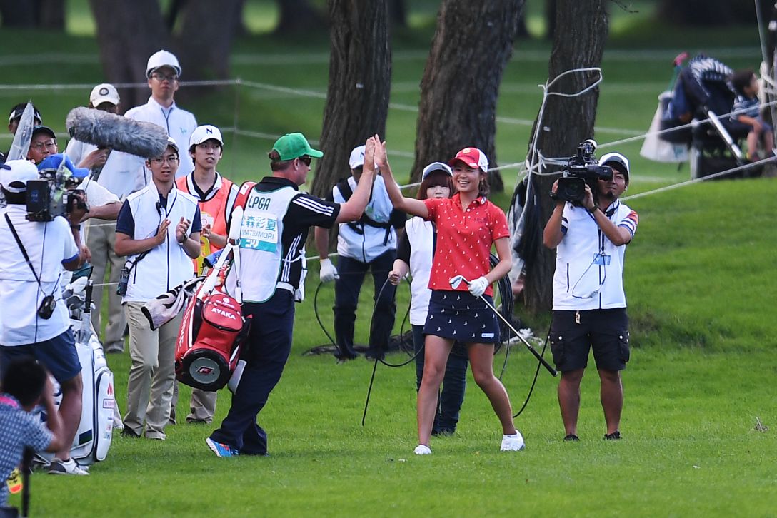 ニトリレディスゴルフトーナメント　3日目　松森彩夏　＜Photo：Atsushi Tomura/Getty Images＞
