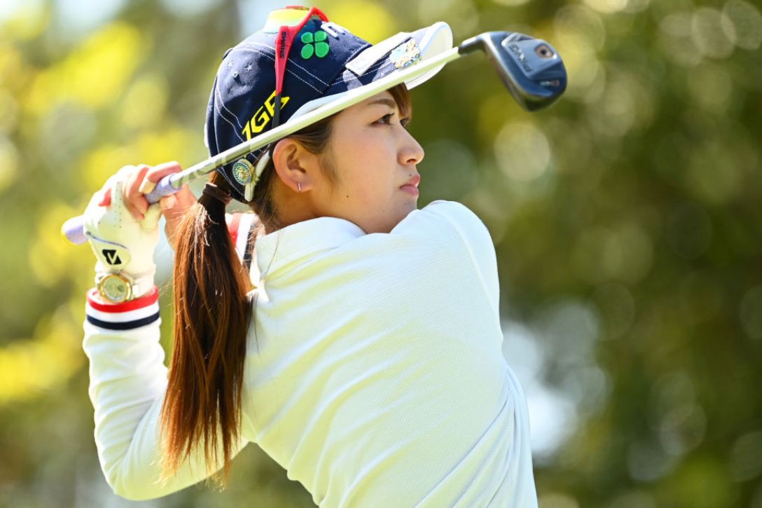 富士フイルム・スタジオアリス女子オープン　第2日　田辺ひかり　＜Photo：Atsushi Tomura/Getty Images＞