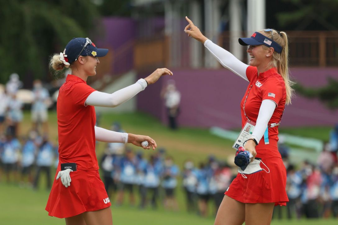 東京2020オリンピック　最終日　ネリー・コルダ　ジェシカ・コルダ＜Photo：Chris Trotman/Getty Images＞