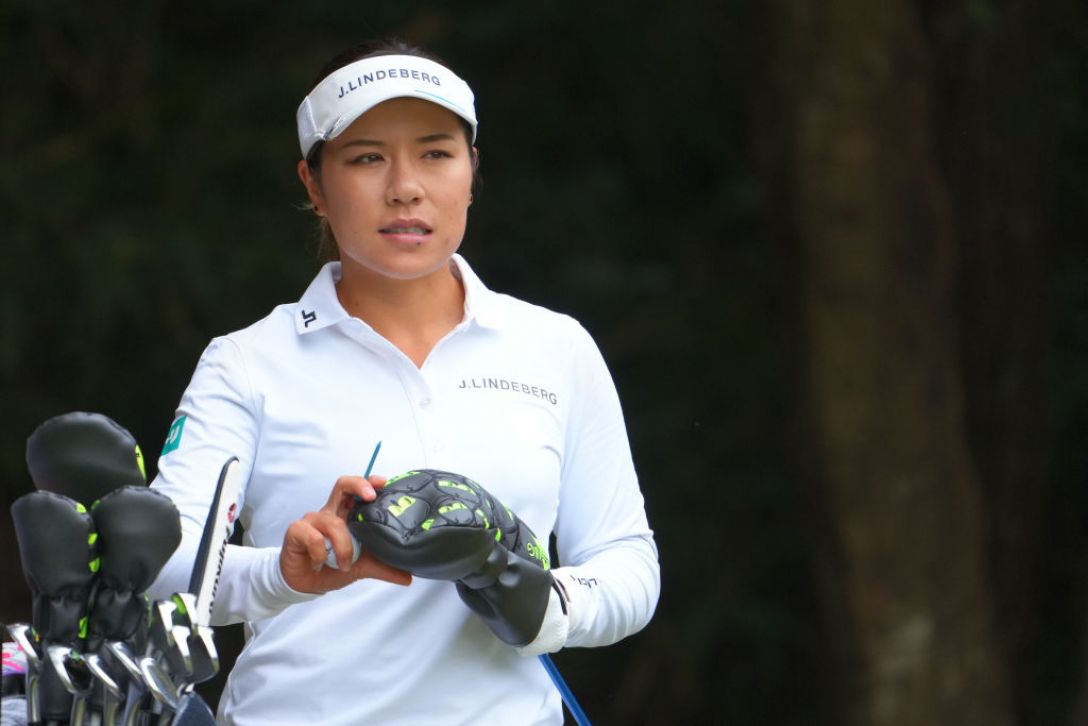 NOBUTA GROUP マスターズGC レディース　最終日　岡山絵里　＜Photo：Yoshimasa Nakano/Getty Images＞