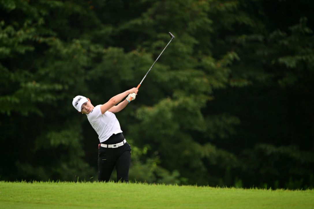 アルペングループ創業50周年記念大会　ゴルフ５レディスプロゴルフトーナメント　第2日　吉川桃　＜Photo：Atsushi Tomura/Getty Images＞