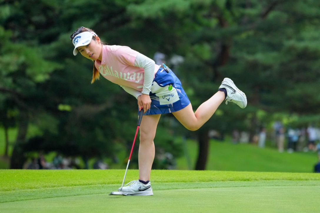 日本女子プロゴルフ選手権大会コニカミノルタ杯　第2日　西村優菜　＜Photo：Yoshimasa Nakano/Getty Images＞