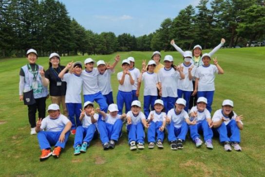 「Hello,Golf！社会科見学プログラム」at あおもりレディスオープンゴルフトーナメント