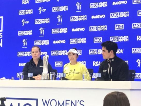 AIG女子オープン優勝・山下美夢有『夢だったメジャー大会で勝つことができてうれしい』