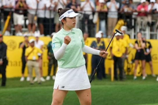 山下美夢有、8打差大逆転Vで今季2勝目