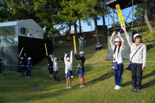 「Hello,Golf！社会科見学プログラム」at 明治安田レディスオープンゴルフトーナメント