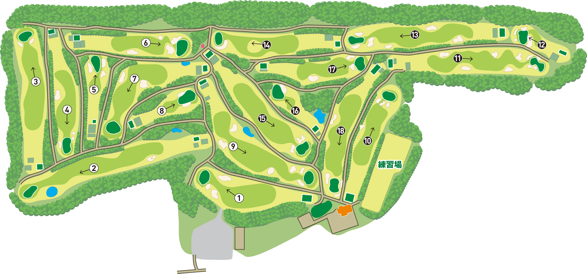 JLPGAツアーチャンピオンシップリコーカップ コース情報｜JLPGA｜日本